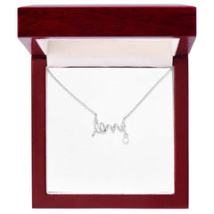 Scripted Love Necklace