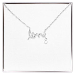 Scripted Love Necklace